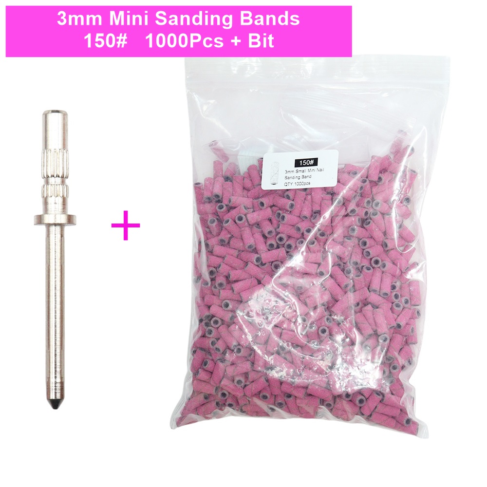 Power Tools Pink - 1000개 3mm 핫 핑크 지브라 미니