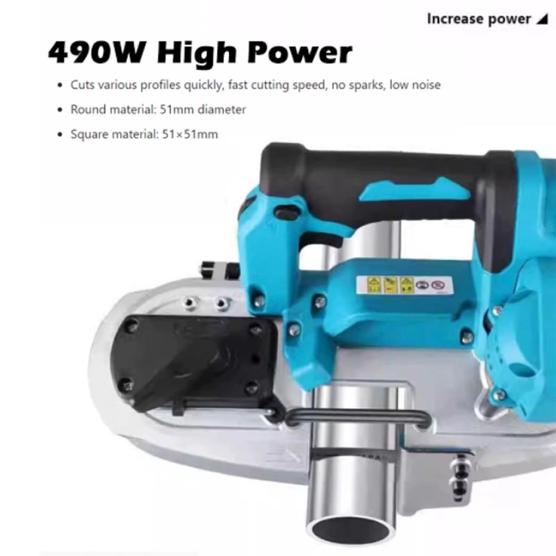 Power Tools Hand Held - 490W 휴대용 브러시리스 밴드쏘 무선 전동톱