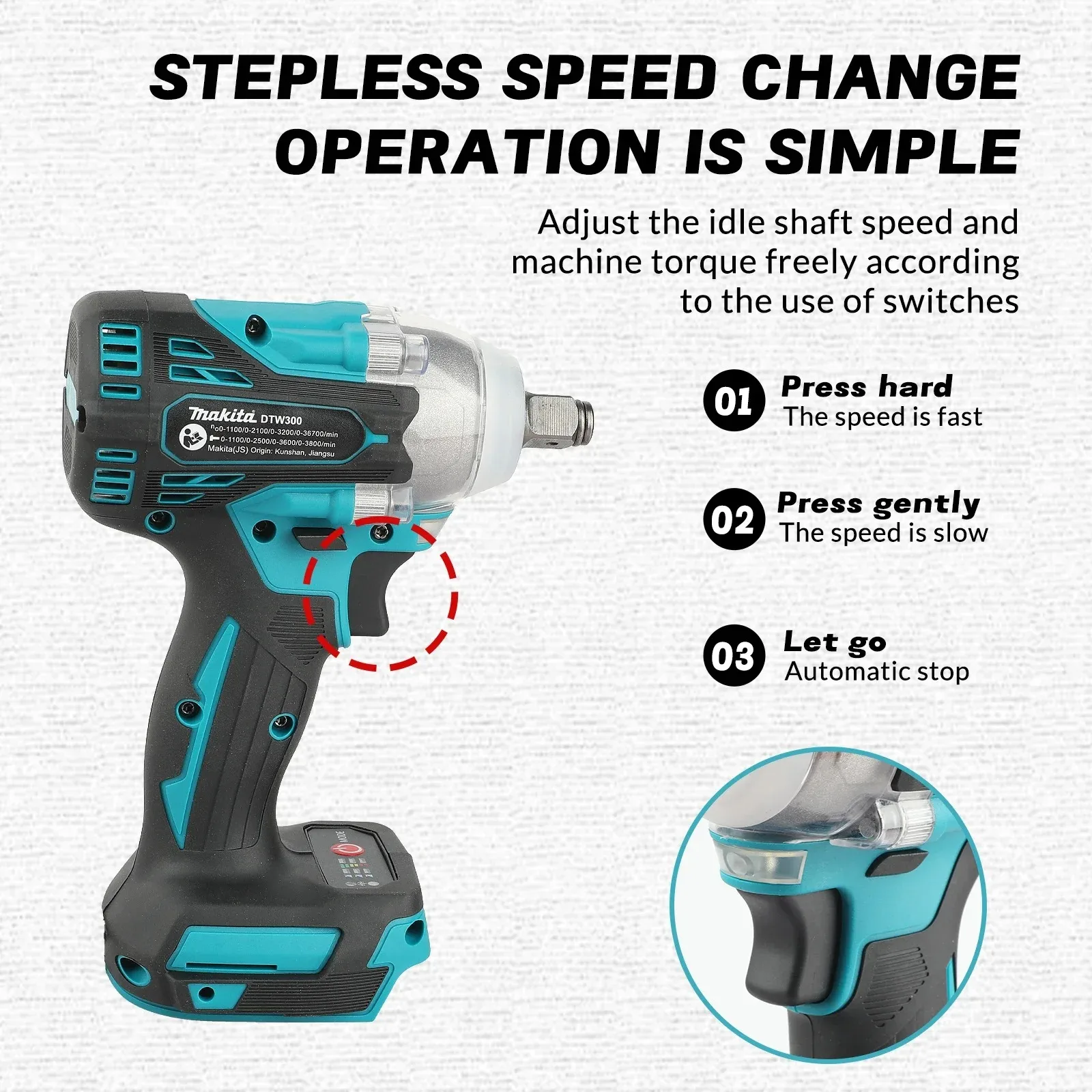브러시리스 마키타 DTW300 배터리 구동 임팩트 렌치 - Power Tools Battery Repair 리뷰 및 가격