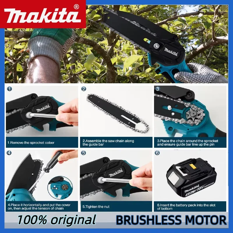 마키타 6인치 체인톱 18V 전기톱 휴대용 목재 절단  - Power Tools Hand Held 리뷰 및 가격