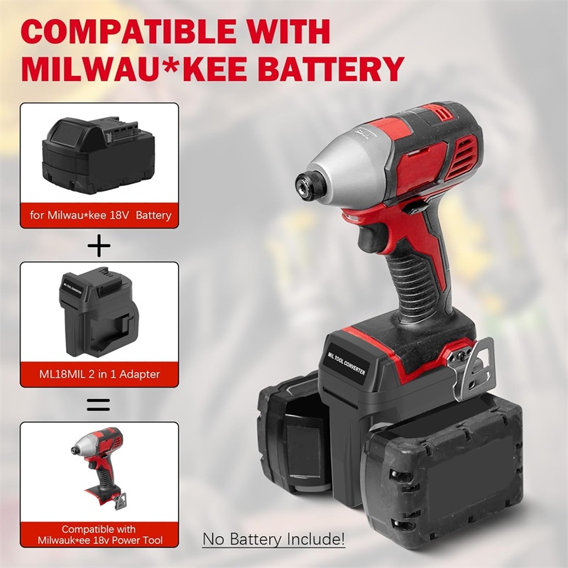 밀워키 18V 리튬이온 배터리용 2-in-1 배터리 어 - Power Tools Red 리뷰 및 가격