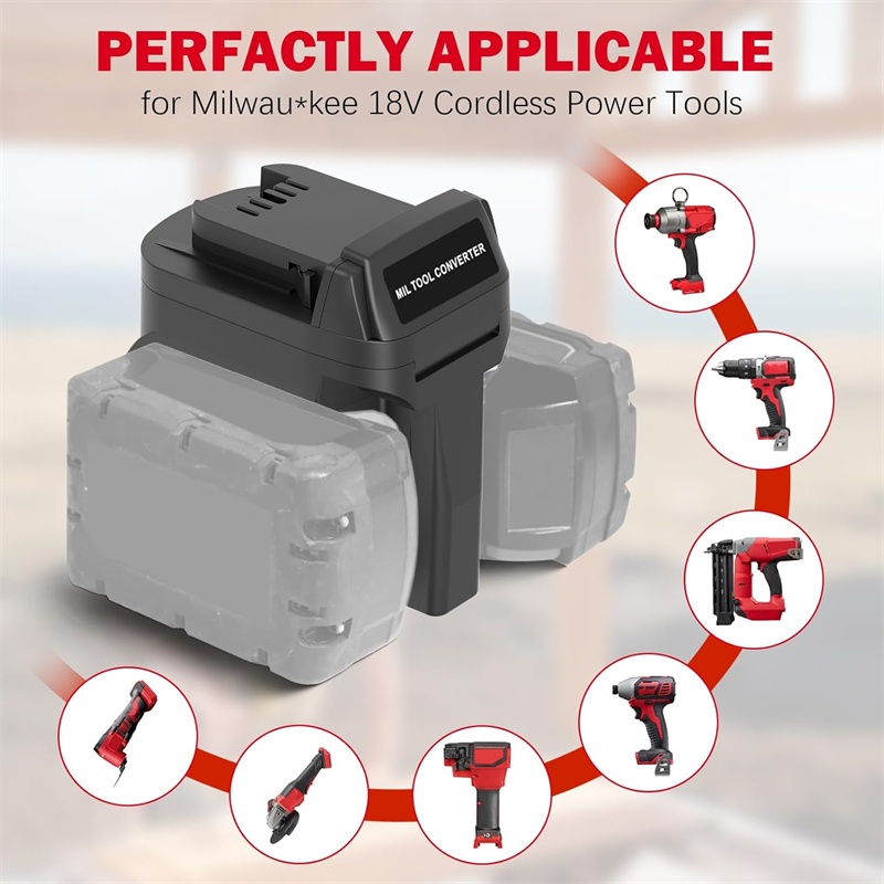 밀워키 18V 리튬이온 배터리용 2-in-1 배터리 어 - Power Tools Red 리뷰 및 가격