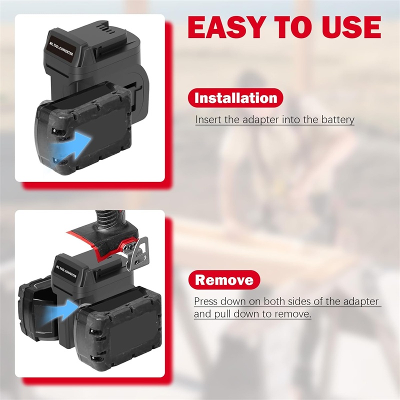 밀워키 18V 리튬이온 배터리용 2-in-1 배터리 어 - Power Tools Red 리뷰 및 가격