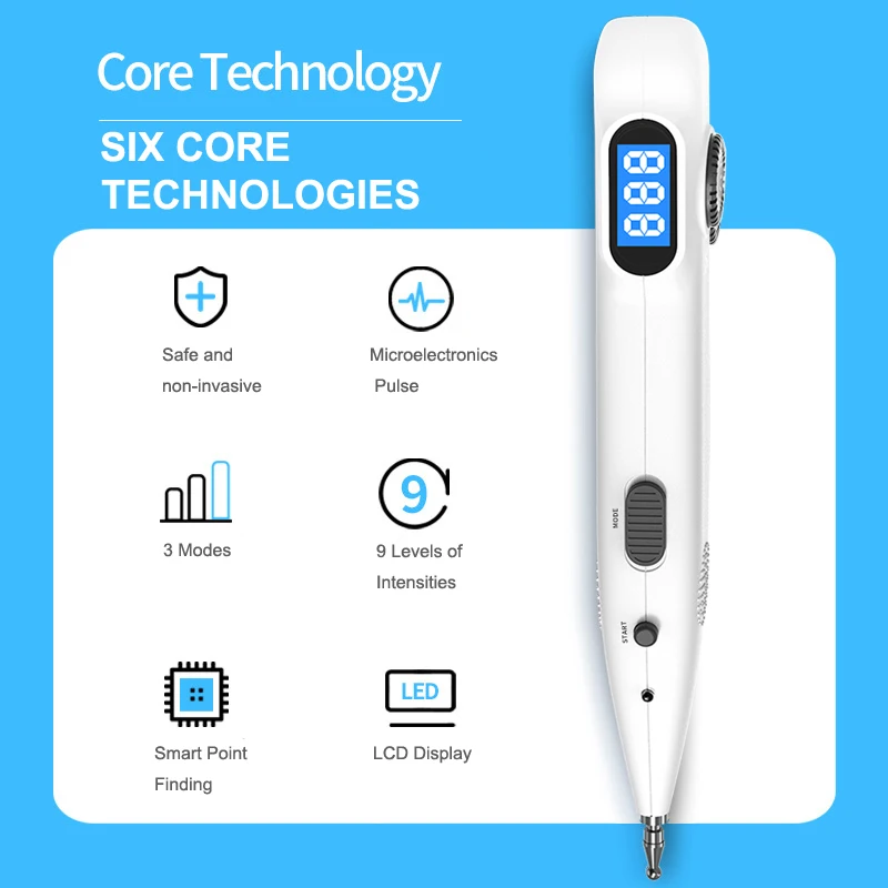 디지털 디스플레이가 있는 침술 펜 전자 침술 마사지 도 - Health Power Tools 리뷰 및 가격