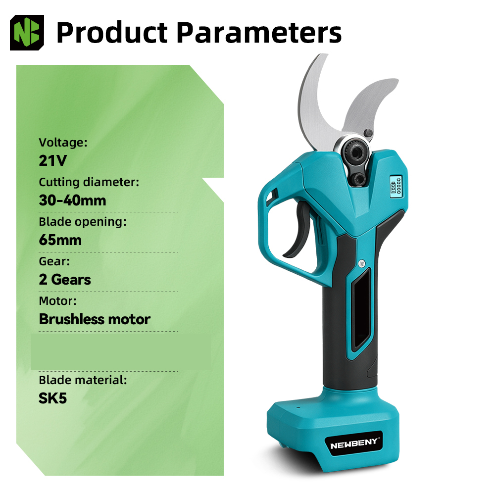 NEWBENY 65MM 무선 전기 가지치기 가위 2단  - Power Tools Hand Held 리뷰 및 가격