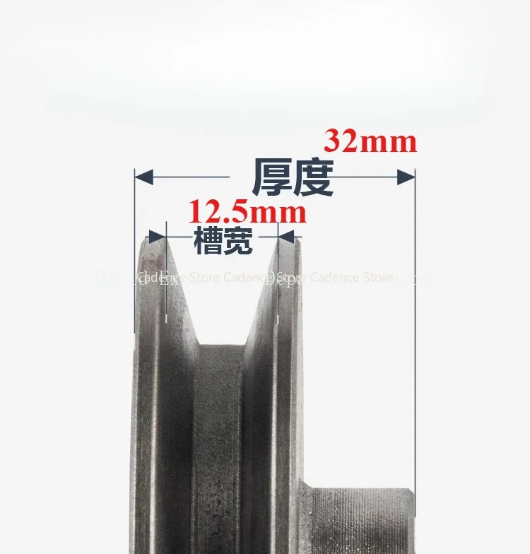 두꺼운 단일 슬롯 A형 풀리 주철 휠 전동 공구 액세서 - Power Tools Brands 리뷰 및 가격