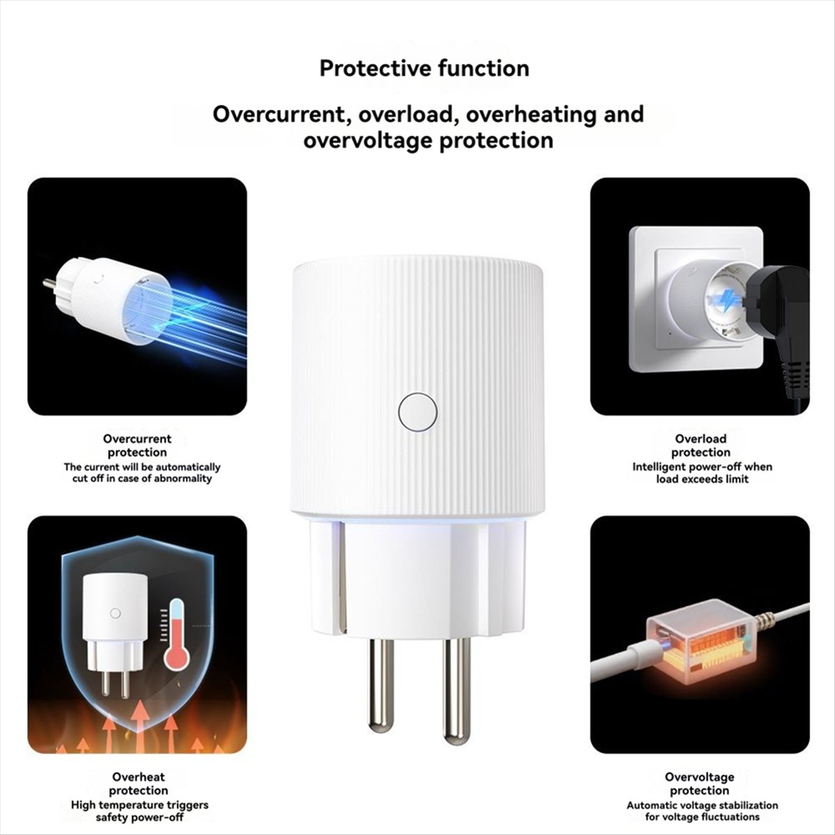 고급 스마트 플러그 WiFi 소켓 16A 전력 모니터  - Power Tools Google 리뷰 및 가격