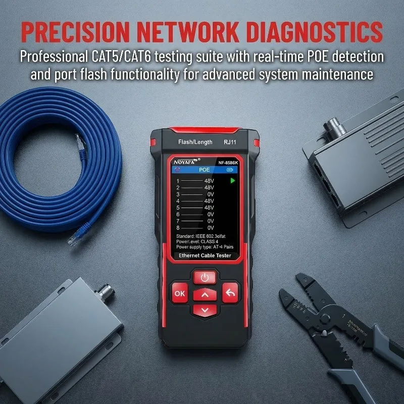 노야파 NF-859GT/GS/MG 전문 네트워크 케이블 - Power Tools Red 리뷰 및 가격
