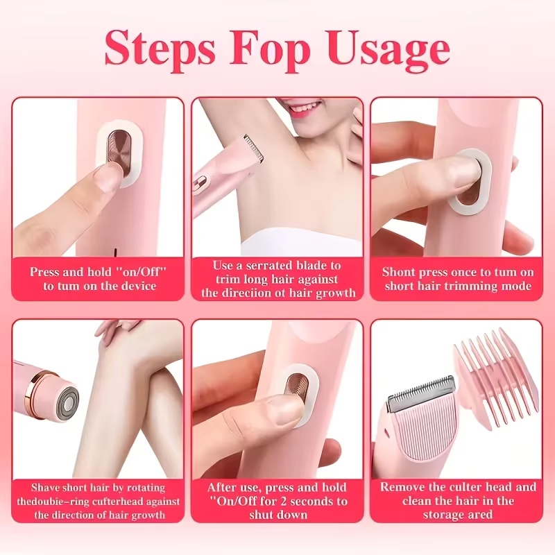 【2-in-1 여신형 제모 도구】핑크색 듀얼 헤드 비키 - Power Tools Pink 리뷰 및 가격