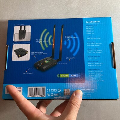새로운 ALFA AWUS036ACH는 RTL8812AU - Power Tools For Linux 리뷰 및 가격