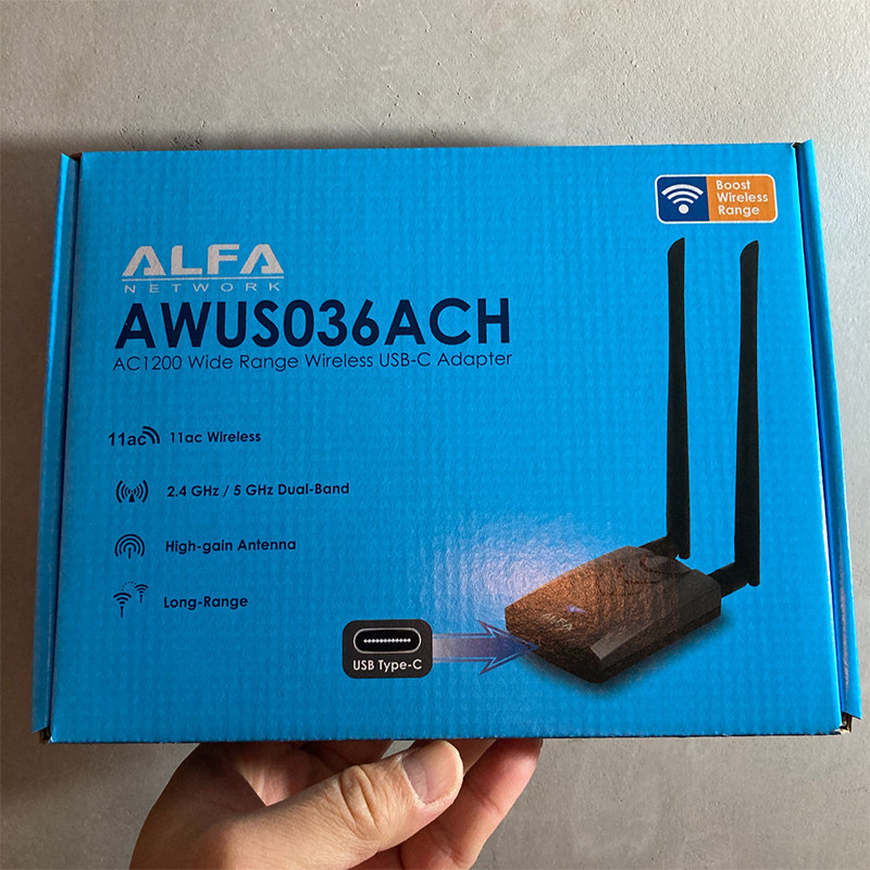 새로운 ALFA AWUS036ACH는 RTL8812AU - Power Tools For Linux 리뷰 및 가격