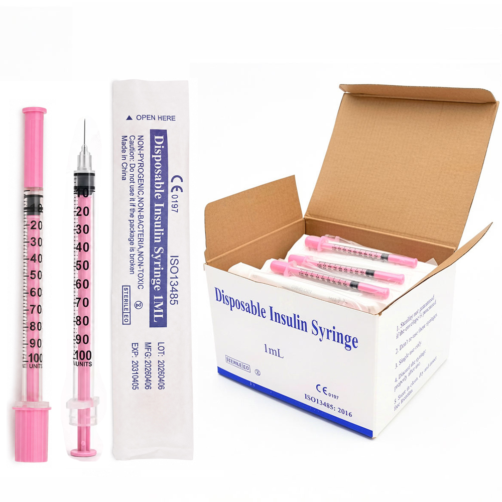 100개/박스 뷰티용 1ml 핑크 인슐린 주사기 30G - Power Tools Pink 리뷰 및 가격