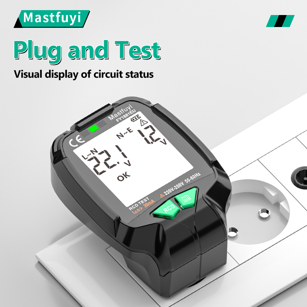 MASTFUYI FY1881 소켓 테스터 전압 테스트  - Power Tools Uk Review 리뷰 및 가격