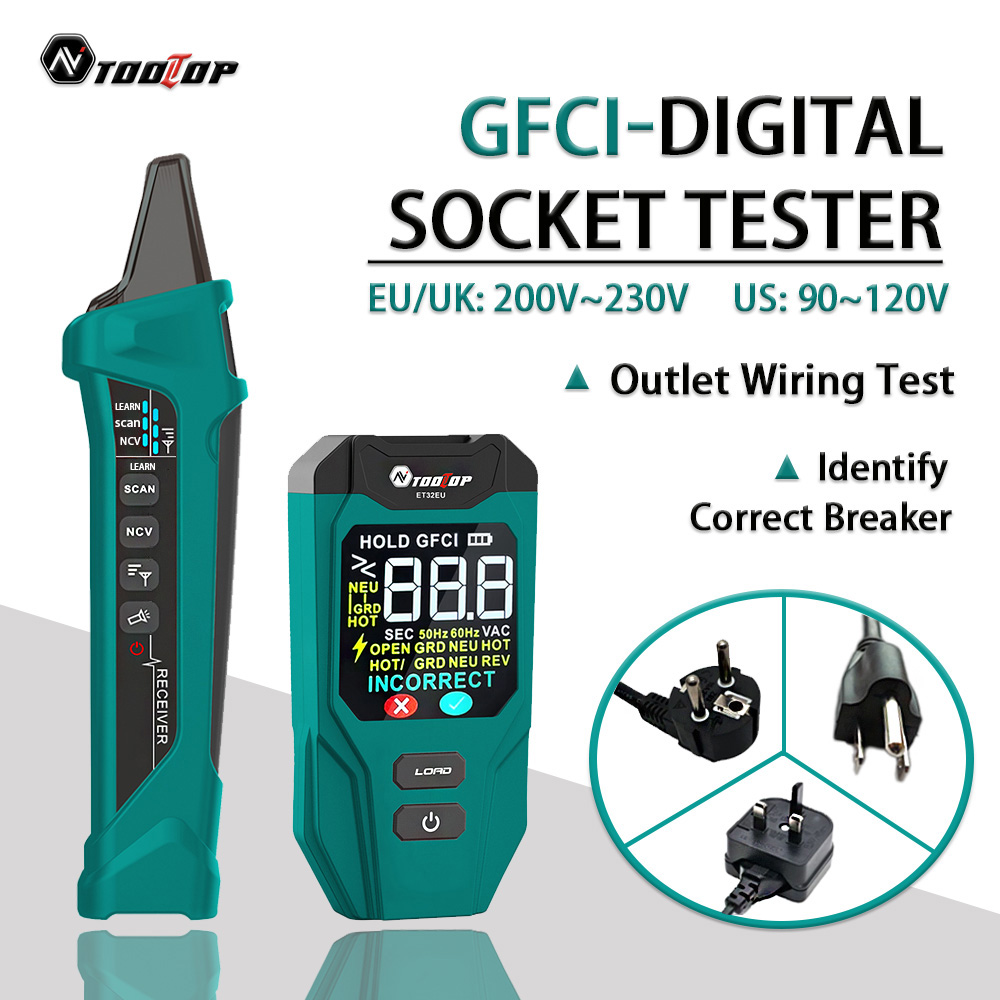 TOOLTOP ET32 디지털 회로 차단기 탐지기 중성 - Power Tools Uk Review 리뷰 및 가격