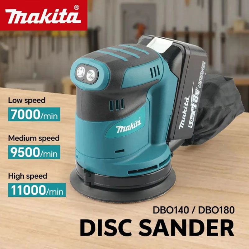 마키타 DBO180Z 18V 브러시리스 무선 디스크 랜 - Random Orbital Sander 리뷰 및 가격