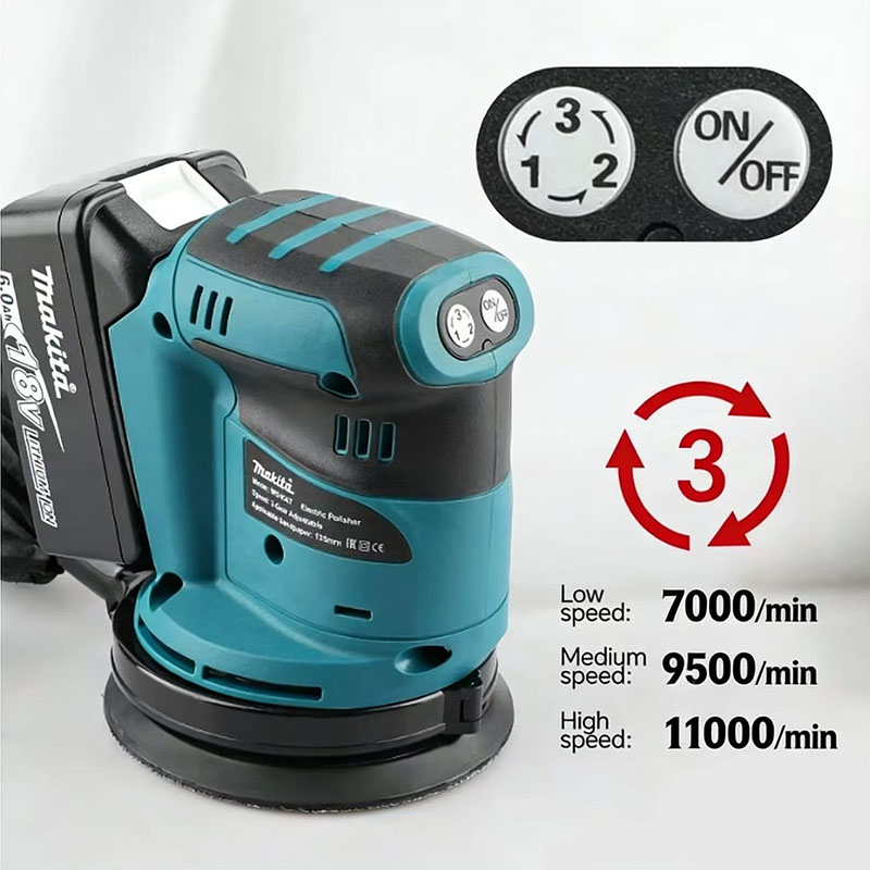 마키타 DBO180Z 18V 브러시리스 무선 디스크 랜 - Random Orbital Sander 리뷰 및 가격