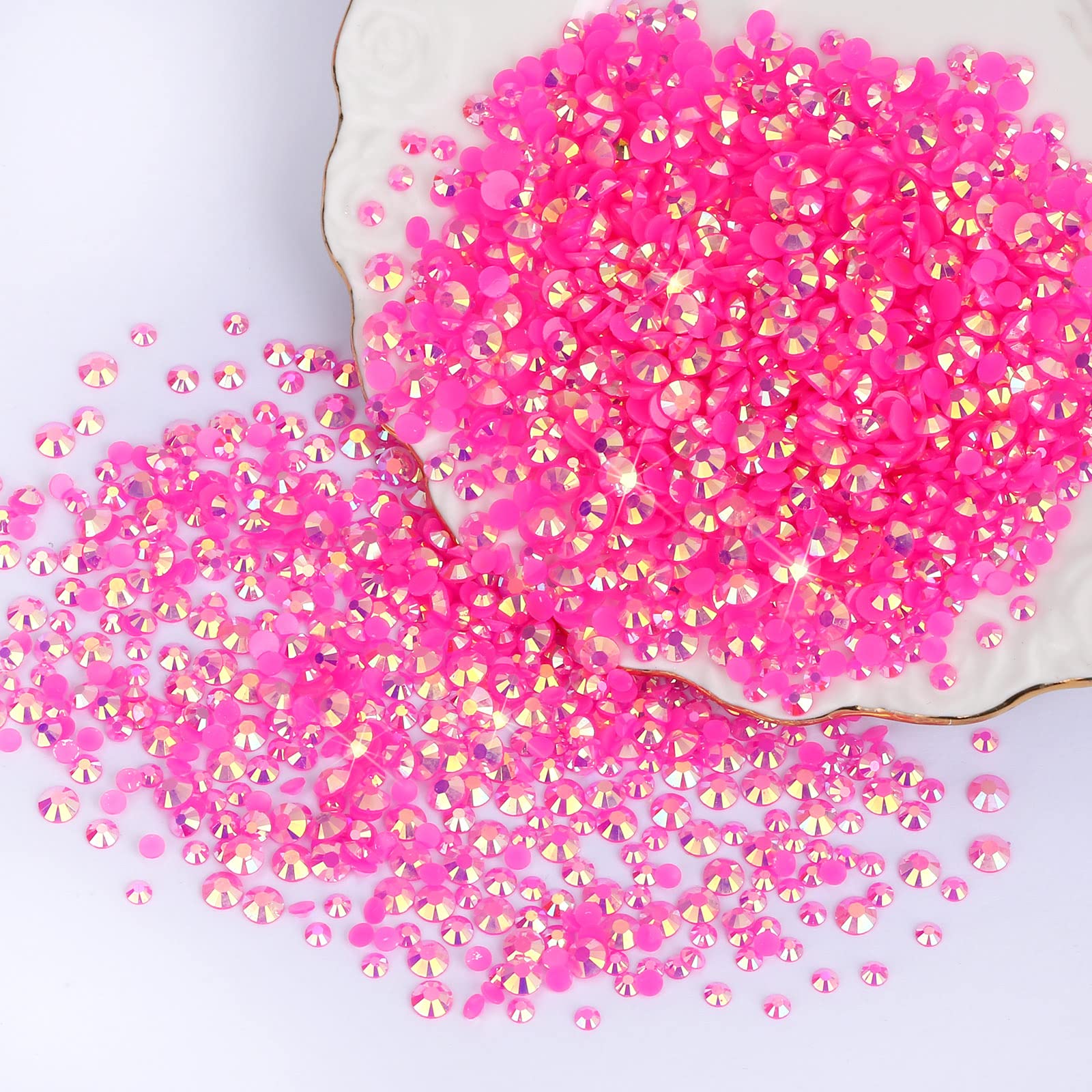 핫핑크 AB 레진 젤리 라인스톤 2mm 3mm 4mm  - Power Tools Pink 리뷰 및 가격